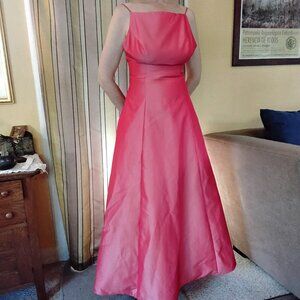 Peach evening gown size 4